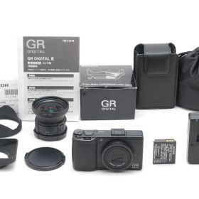 シャッター数:553【超美品】Ricoh リコーGR Digital III + GW-2 GH-2セット