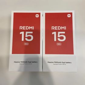 新品 Xiaomi Redmi 15 5G SIMフリー シャオミ レドミ 2台