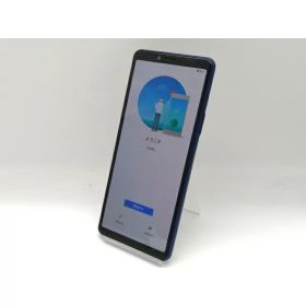 【中古】SONY ymobile 【SIMロック解除済み】 Xperia 10 II ブルー 4GB 64GB A001SO【吉祥寺】保証期間1ヶ月【ランクC】