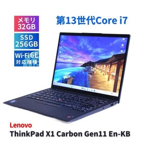 レノボ 2024年32Gパワフルモデル 13世代Corei7 ThinkPad X1 Carbon Gen11 i7-1365U 32G 256G 14.0WUXGA Wi-Fi6E BAA評価