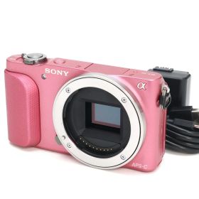 B+ (並品) SONY ソニー α NEX-3N ボディ ピンク シャツター数 3,325枚 初期不良返品対応 66-170