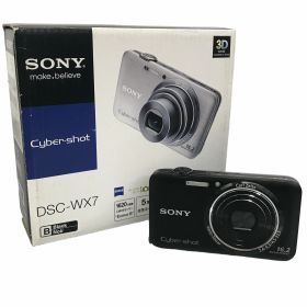 【中古】 SONY サイバーショット DSC-WX7 コンパクトデジタルカメラ BLACK ソニー 中古 T11384834