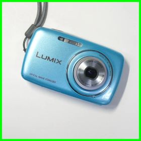 値下げ パナソニック デジタルカメラ ブルー LUMIX DMC S1