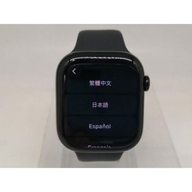 【中古】Apple Watch Series10 46mm GPS ジェットブラックアルミニウムケース/ブラックスポーツバンド (M/L) MWWQ3J/A【日本橋3】保証期間１ヶ月【ランクB】