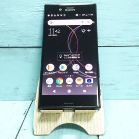 SONY Xperia XZs SOV35 au ブラック 本体 白ロム SIMロック解除済み SIMフリー 007239