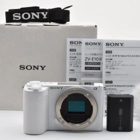 新品級★ソニー SONY ZV-E10M2 ボディ ホワイト #647