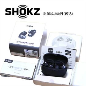 美品】 SHOKZ OPENDOTS ONE ブラック イヤフォン ワイヤレス