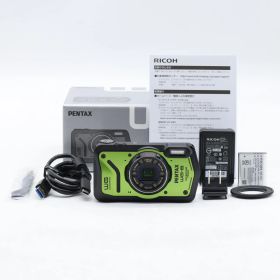 PENTAX WG-8 グリーン｜防水・耐衝撃 タフコンパクトデジタルカメラ｜水中撮影・アウトドア対応 GPS搭載 ペンタックス【中古】