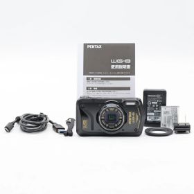 PENTAX WG-8 ブラック｜防水・耐衝撃 タフコンパクトデジタルカメラ｜水中撮影・アウトドア対応 GPS搭載 ペンタックス【中古】