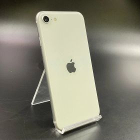 【全額返金保証】【最速発送】 iPhone SE（第2世代） 64GB ホワイト au SIMフリー 白ロム 動作確認済 84%