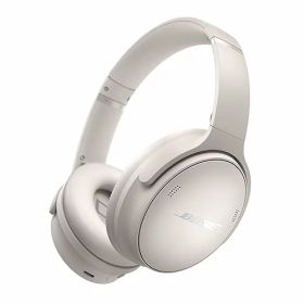 【中古】「非常に良い」Bose QuietComfort Headphones 完全ワイヤレス ノイズキャンセリングヘッドホン Bluetooth接続 マイク付 最大24時間再生 急速充電 ホワイトスモー