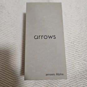 arrows Alpha M08 ホワイト 本体 新品未開封