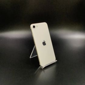 【全額返金保証】【最速発送】 iPhone SE（第3世代） 64GB スターライト au 白ロム 動作確認済 86%