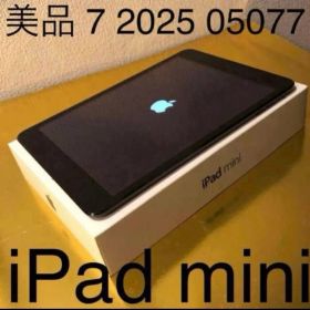 美品 7 2025 05077 iPad mini アイパッドミニ 黒