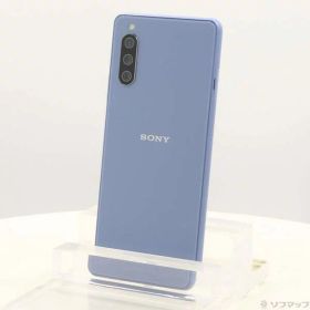 【中古】SONY(ソニー) Xperia 10 III 128GB ブルー SOG04 auロック解除SIMフリー 【196-ud】