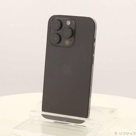 〔中古〕Apple(アップル) iPhone14 Pro 128GB スペースブラック MPXU3J／A SIMフリー〔269-ud〕