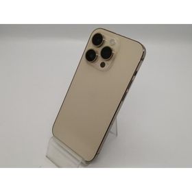【中古】Apple 楽天モバイル 【SIMフリー】 iPhone 14 Pro 128GB ゴールド MQ073J/A【大須アメ横】保証期間１ヶ月【ランクC】
