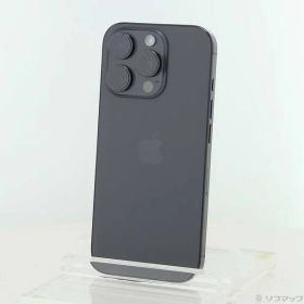 ソフマップ 〔中古品〕 iPhone16 Pro 128GB ブラックチタニウム FYMV3J／A SIMフリー【198】