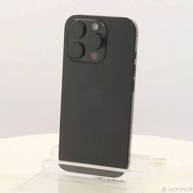 ソフマップ 〔中古品〕 iPhone16 Pro 128GB ブラックチタニウム MYMV3J／A SIMフリー【198】