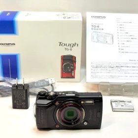 【ほぼ新品】 OLYMPUS Tough TG-6 防水 耐衝撃 ブラック