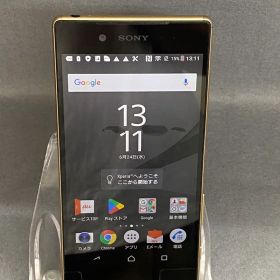 中古 国内版 SIMフリー Xperia Z5 32GB ゴールド色 訳あり