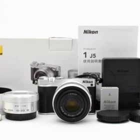 ＜良品＞Nikon1 J5 ダブルズームキット シルバー ＜1189＞