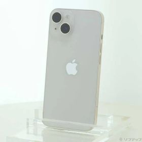 ソフマップ 〔中古品〕 iPhone14 128GB スターライト MPUQ3J／A SIMフリー【349】