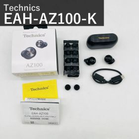 テクニクス Technics 完全ワイヤレスイヤホン EAH-AZ100-K ブラック 磁性流体ドライバー ノイズキャンセリング 3台マルチポイント ハイレゾ音質 Bluetooth 連続再生10時間 国内正規品 AZ100
