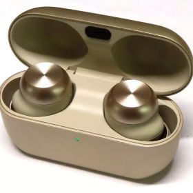 【新品】ヘッドフォン パナソニック Technics Bluetooth 完全ワイヤレスイヤホン ノイズキャンセリング搭載 (シャンパンゴールド) [EAH-AZ100-N]