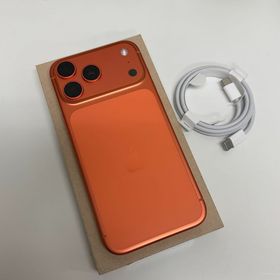 バッテリー100% iPhone 17ProMax 256GB オレンジ 国内版 SIMフリー