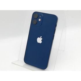 【中古】Apple au 【SIMロック解除済み】 iPhone 12 mini 128GB ブルー MGDP3J/A【中野】保証期間１ヶ月【ランクC】