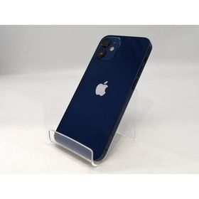 【中古】Apple SoftBank 【SIMロック解除済み】 iPhone 12 mini 128GB ブルー MGDP3J/A【浜松駅前】保証期間１ヶ月【ランクC】