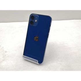 【中古】Apple J:COM 【SIMフリー】 iPhone 12 mini 128GB ブルー MGDP3J/A【仙台イービーンズ】保証期間１ヶ月【ランクB】