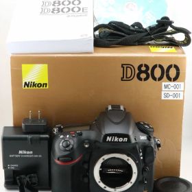 ★美品★ショット数15,586 回★ニコン NIKON D800 ボディ 元箱・充電器・説明書・ストラップ付★ W0651＃5212