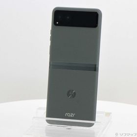 (中古)Motorola motorola razr 40 256GB セージグリーン PAYC0000JP SIMフリー(258-ud)