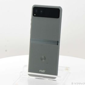 (中古)Motorola motorola razr 40 256GB セージグリーン PAYC0000JP SIMフリー(352-ud)