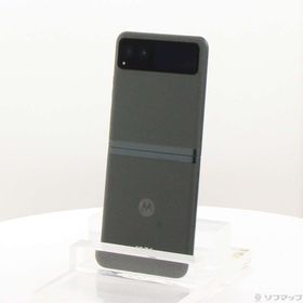 (中古)Motorola motorola razr 40s 256GB セージグリーン A303MO Softbank SIMフリー(251-ud)