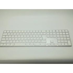 【中古】Apple Magic Keyboard（2017/テンキー付き/A1843） - 日本語（JIS） シルバー MQ052J/A【新橋】保証期間1週間