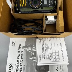 ペンタックス WG-3 GPS 防水 防塵 耐衝撃 グリーン デジタルカメラ