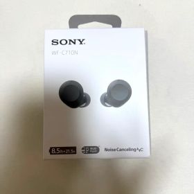 【新品】SONY WF-C710N ワイヤレスイヤホン ブラック 黒 保証書付き
