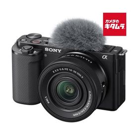 ソニー VLOGCAM ZV-E10 パワーズームレンズキット ブラック [ZV-E10K B] SONY ミラーレス一眼カメラ 軽量 Wi-Fi搭載 Vlogカメラ