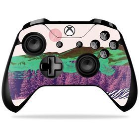 MightySkins Xbox One X Controller 用ビニールスキン「Lost Track」保護スキン 着脱簡単