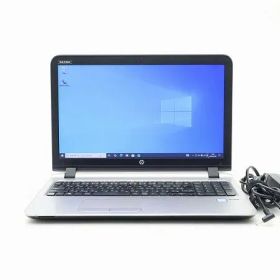 hp ProBook 450 G3 Core i5-6200U 2.3GHz 4GB 256GB(SSD) 15.6インチ非光沢パネル FWXGA 1366x768ドット Windows10 Pro 64bit 小難 中古