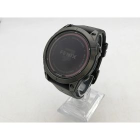 【中古】Garmin fenix 7 Pro Sapphire Dual Power 47mm 010-02777-52 Carbon Gray シリコンバンド【柏】保証期間1ヶ月【ランクB】