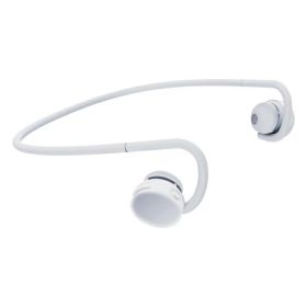 ＼まもなく終了! 最大2000円OFFクーポン／nwm(ヌーム) GO MBN002 ワイヤレスイヤホン (グレイシャーホワイト) Bluetooth5.3/IP55 防水 / 10 時間再生 / ネックバンド型 小型 軽量 X0019Y52K9