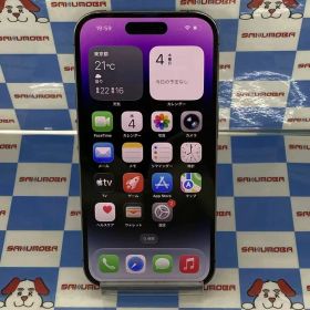 【中古】iPhone14 Pro 256GB ディープパープル MQ1E3J/A AU版SIMフリー