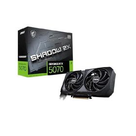 【並行輸入品】 MSI Gaming RTX 5070 12G Shadow 2X OC グラフィックスカード(12GB GDDR7、192ビット、究極のパフォーマンス:2557MHz、DisplayPort x3 2.1a、HDM