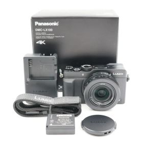 ■シャッター数3736枚！新品同様■ Panasonic LUMIX LX100 ブラック コンパクトデジタルカメラ DMC-LX100-K