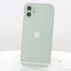【中古】Apple(アップル) iPhone12 64GB グリーン MGHT3J／A SIMフリー 【352-ud】