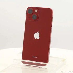 【中古】Apple(アップル) iPhone13 mini 128GB プロダクトレッド MLJG3J／A SIMフリー 【276-ud】